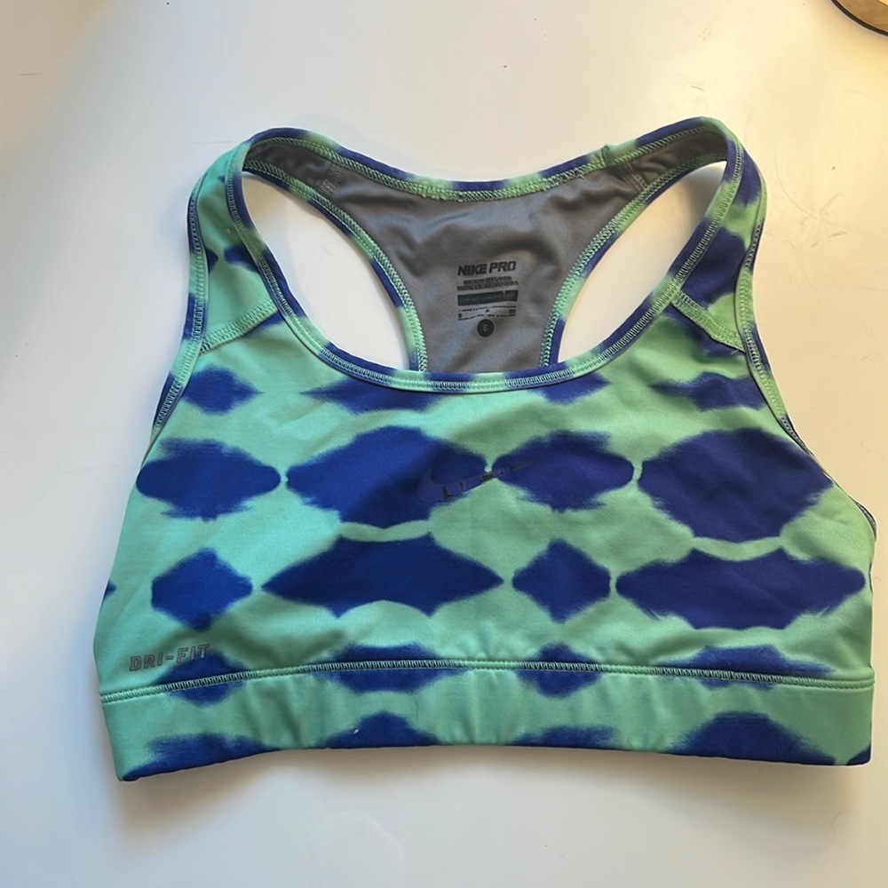 Nike Sports Bra - Racer Back Tie Die Look